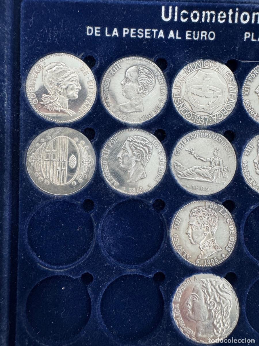 Antig&uuml;edades: COLECCI&Oacute;N DE PESETAS EN PLATA DE LEY - Foto 2