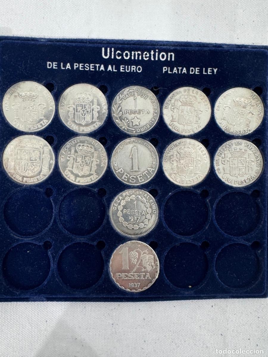 Antig&uuml;edades: COLECCI&Oacute;N DE PESETAS EN PLATA DE LEY - Foto 4