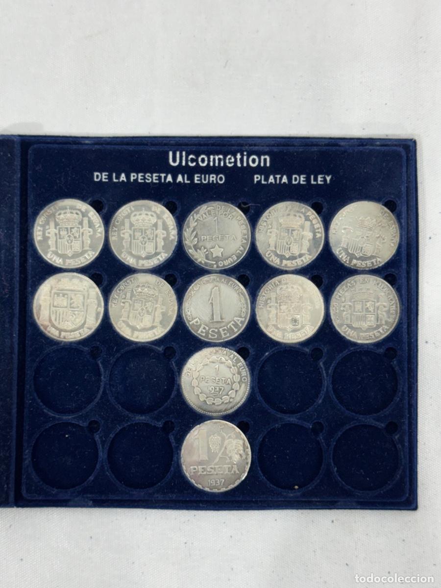 Antig&uuml;edades: COLECCI&Oacute;N DE PESETAS EN PLATA DE LEY - Foto 5