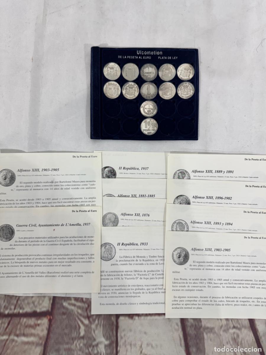 Antig&uuml;edades: COLECCI&Oacute;N DE PESETAS EN PLATA DE LEY - Foto 6