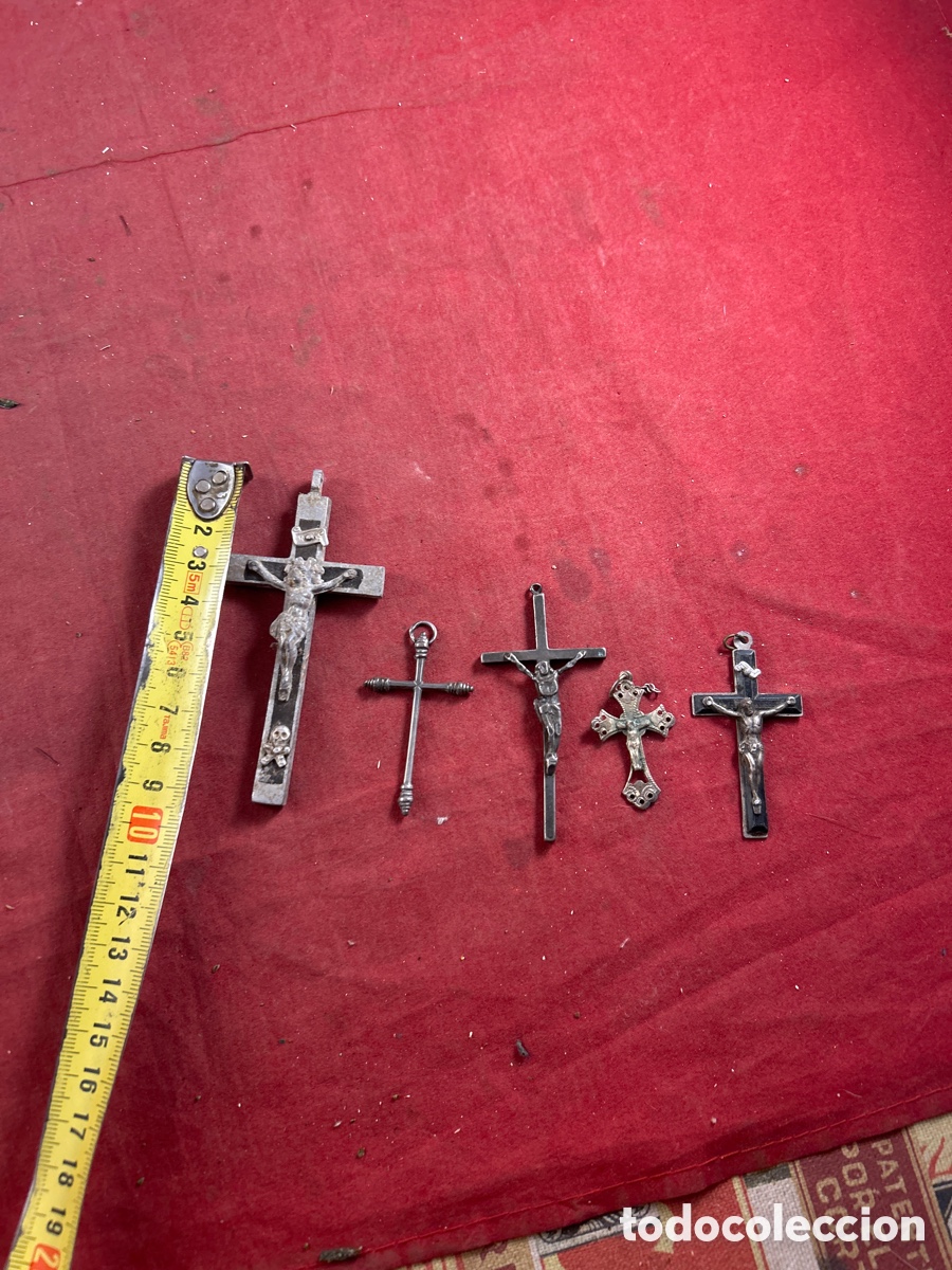 Antig&uuml;edades: LOTE DE CRUCES ANTIGUAS - Foto 2