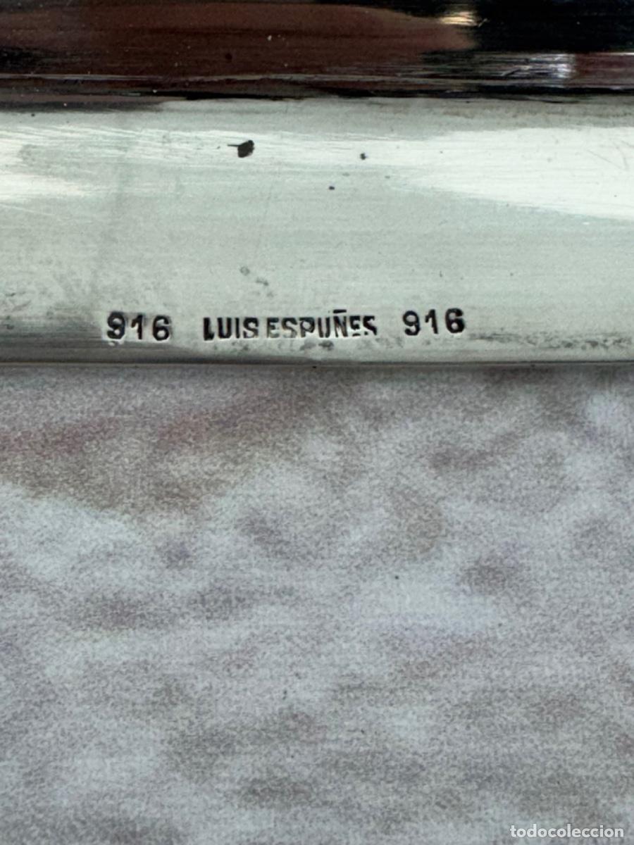 Antig&uuml;edades: BANDEJA DE PLATA 916 - LUIS ESPU&Ntilde;ES - Foto 4