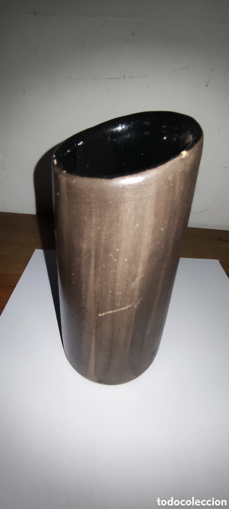 Antig&uuml;edades: Jarr&oacute;n de cer&aacute;mica pintada a mano - Foto 3