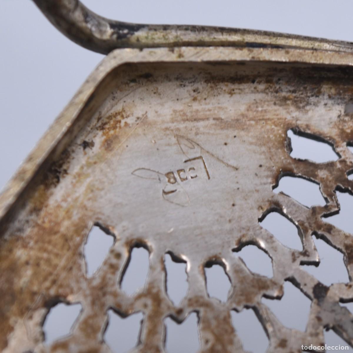 Antig&uuml;edades: Bolso antiguo de plata .800 - Foto 4