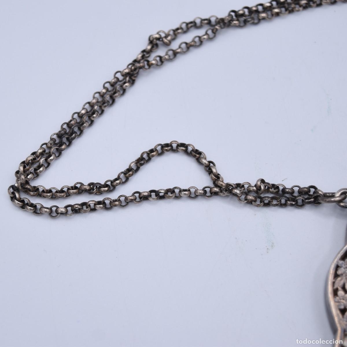 Antig&uuml;edades: Bolso antiguo de plata .800 - Foto 8