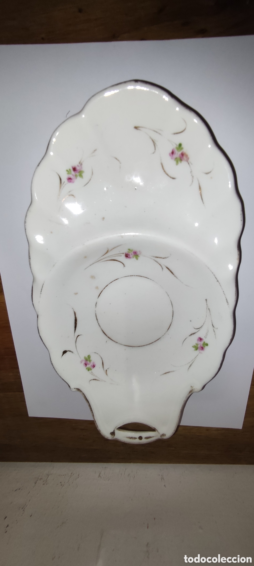 Antig&uuml;edades: Bandeja de porcelana - Foto 2