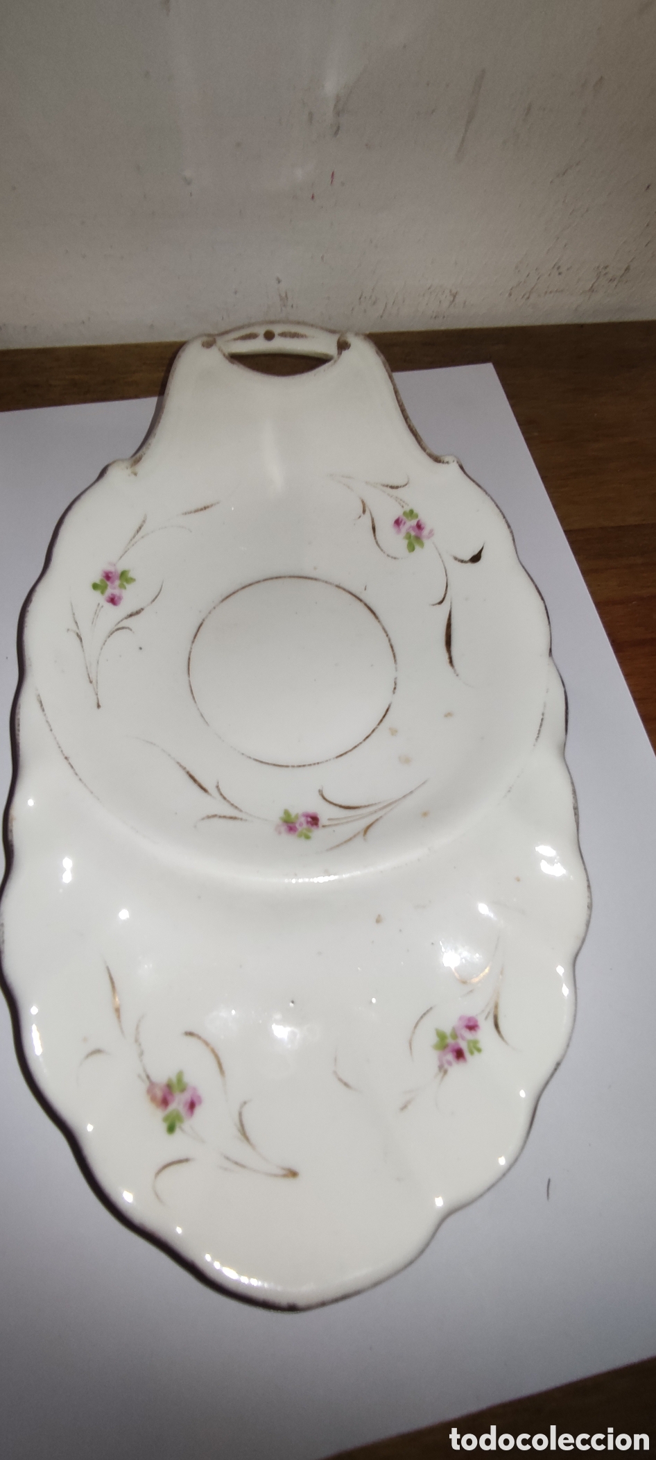 Antig&uuml;edades: Bandeja de porcelana - Foto 3