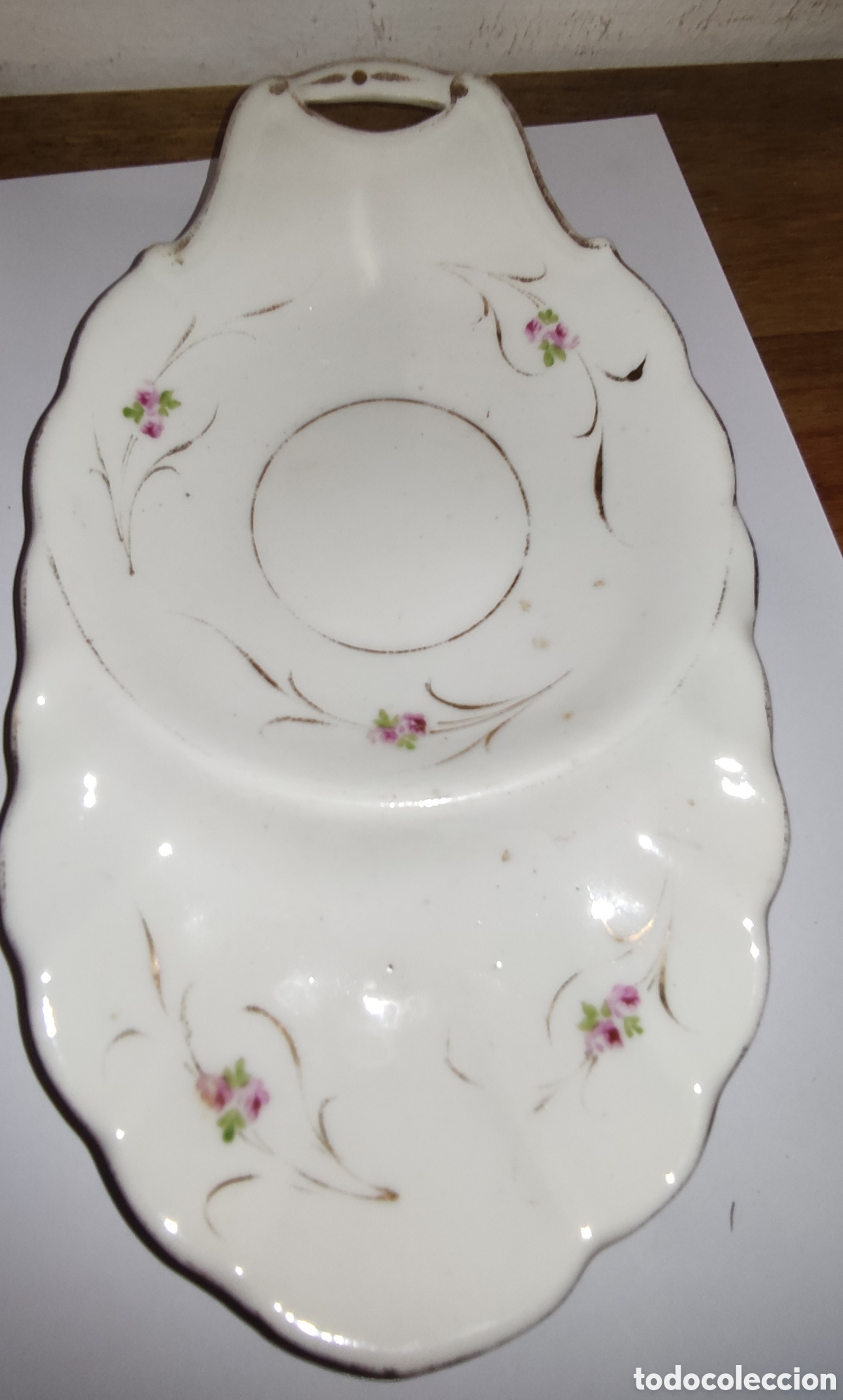 Antig&uuml;edades: Bandeja de porcelana - Foto 1