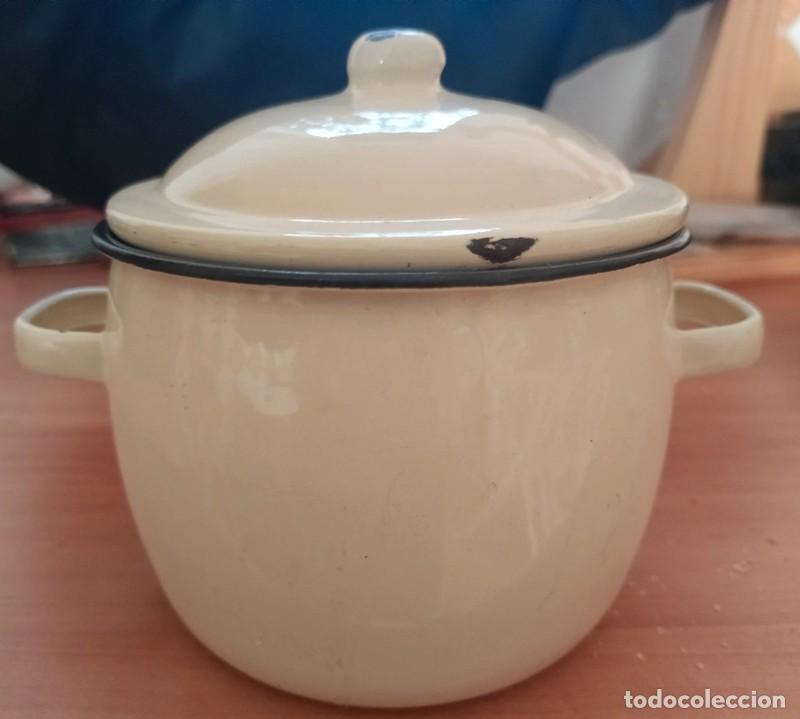 Antig&uuml;edades: Preciosa Olla esmaltada - Foto 1