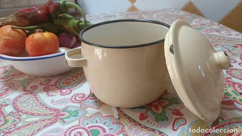 Antig&uuml;edades: Preciosa Olla esmaltada - Foto 6