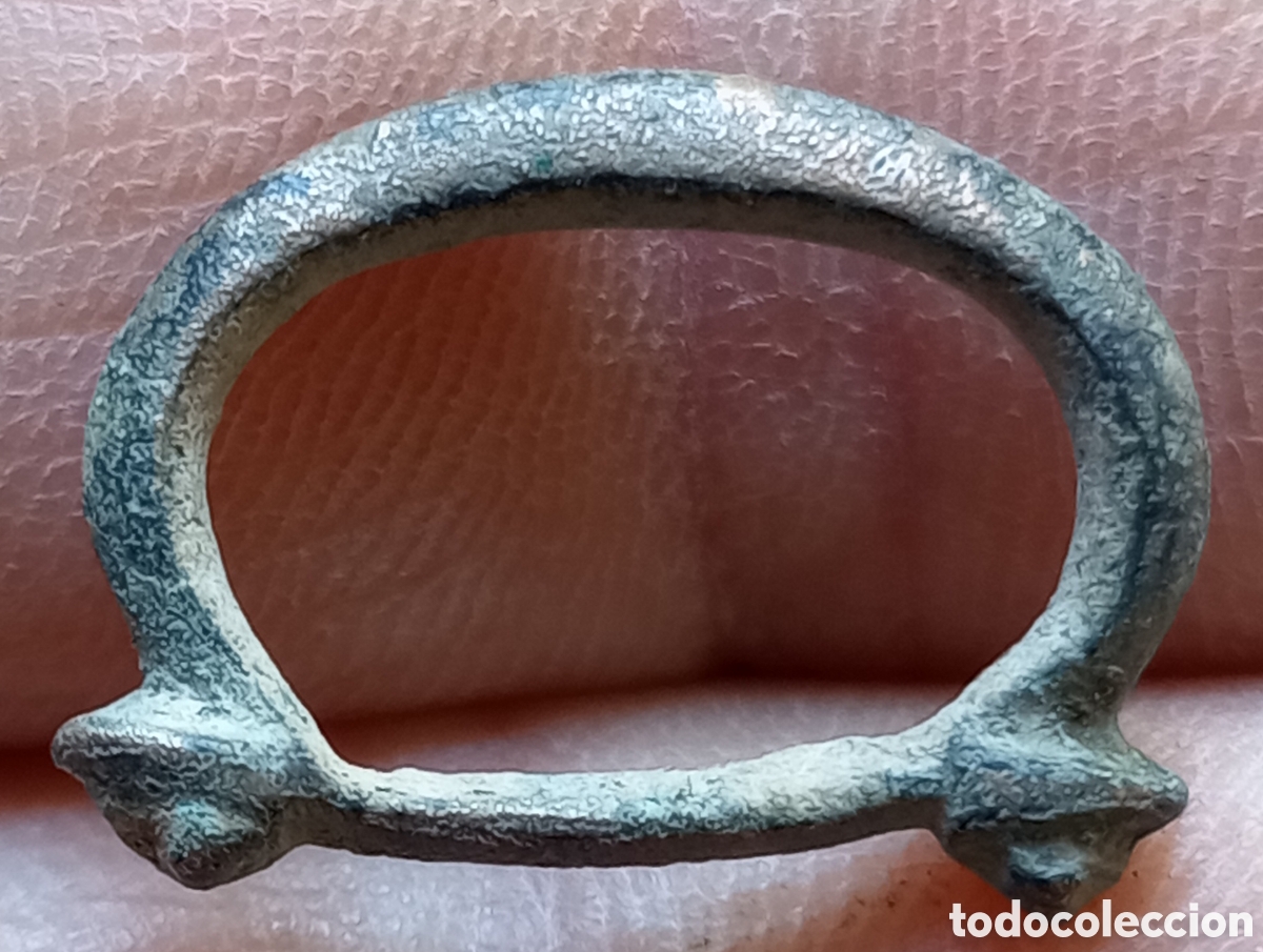 Antig&uuml;edades: Hebilla medieval de bronce siglo XIII-XIV Buckles N&deg;55