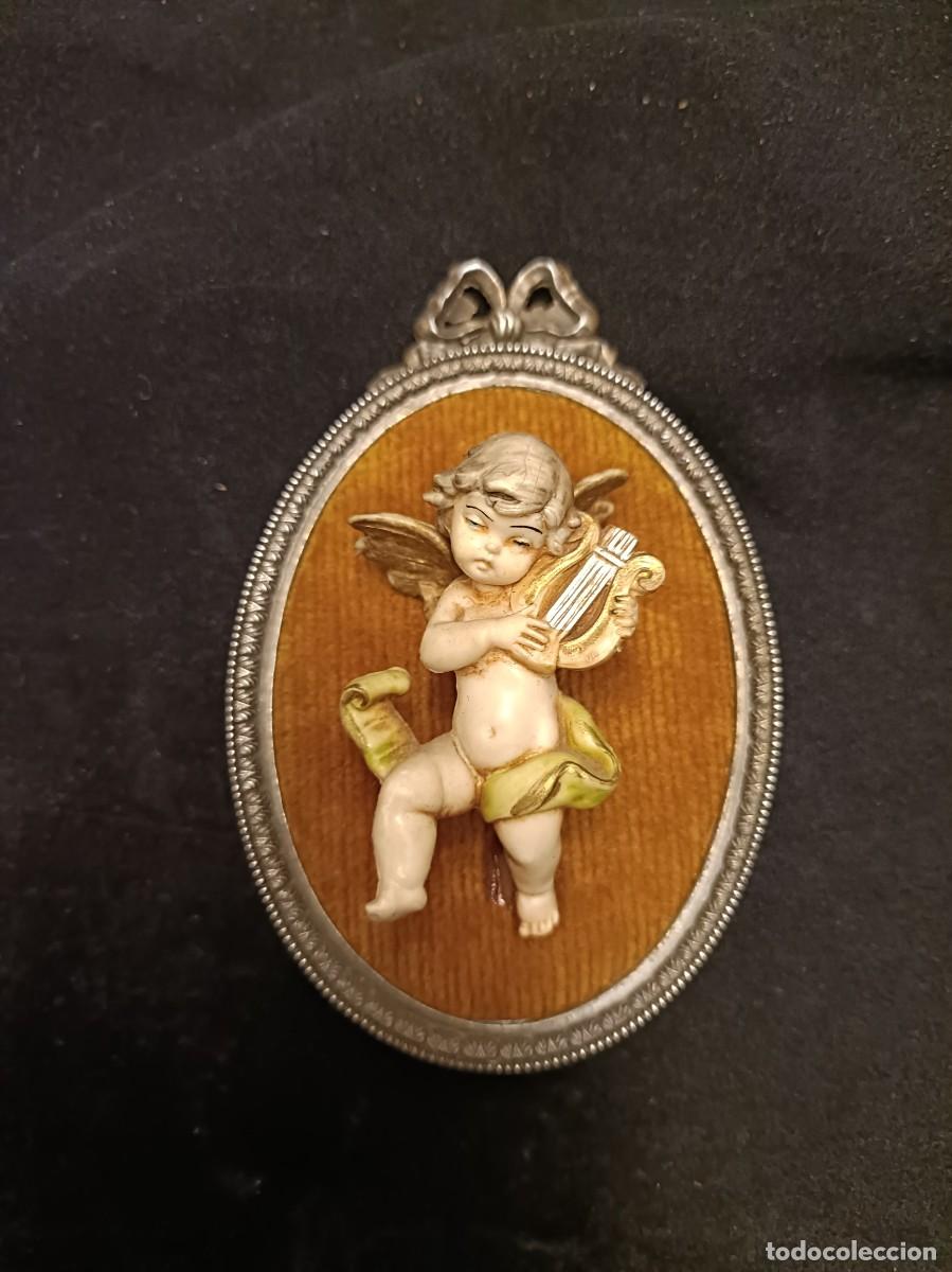 Antig&uuml;edades: Camafeo con figura de querub&iacute;n 1950 - Foto 1