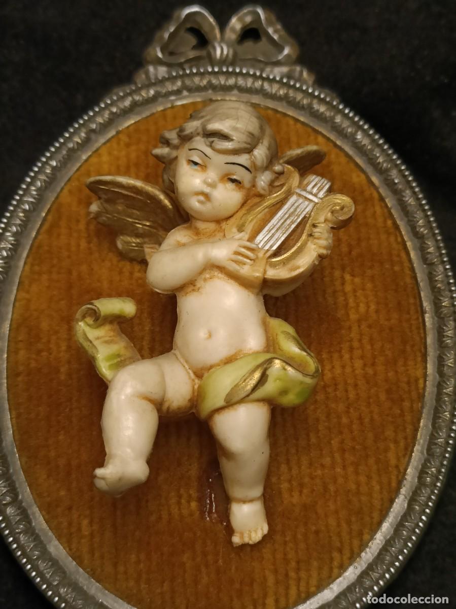 Antig&uuml;edades: Camafeo con figura de querub&iacute;n 1950 - Foto 2