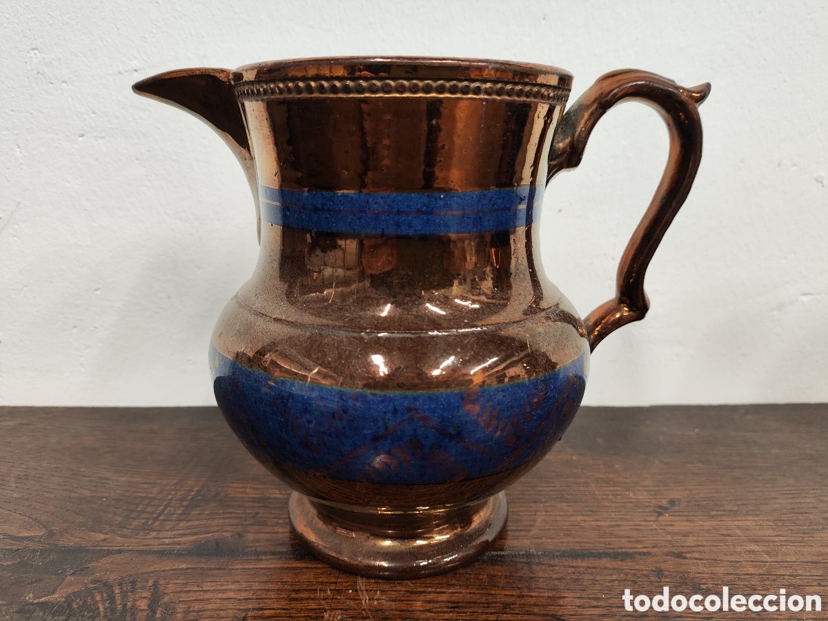 Antig&uuml;edades: DOS JARRAS EN CER&Aacute;MICA DE BRISTOL - Foto 4
