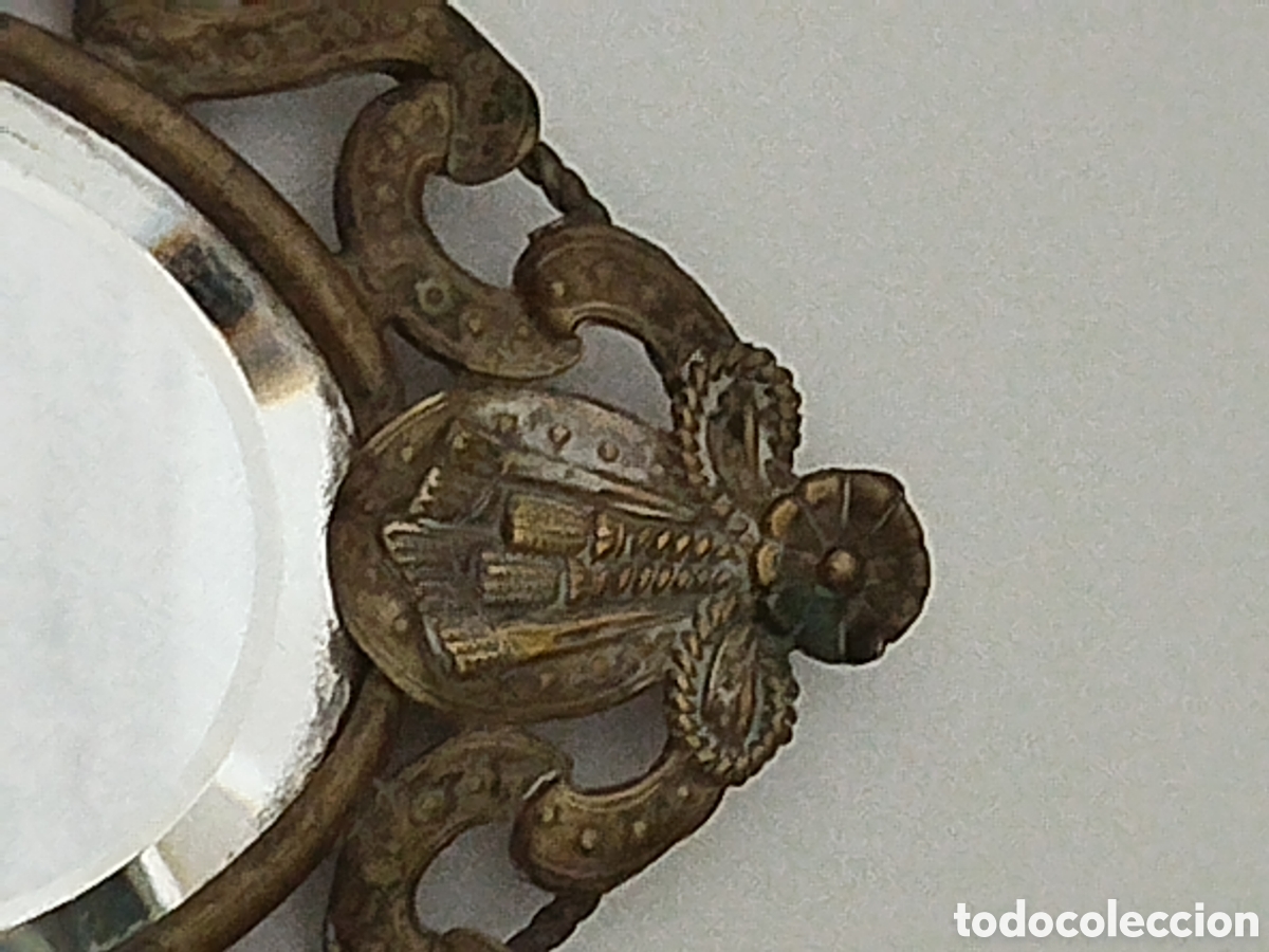 Antig&uuml;edades: Espejo de mano antiguo - Foto 4