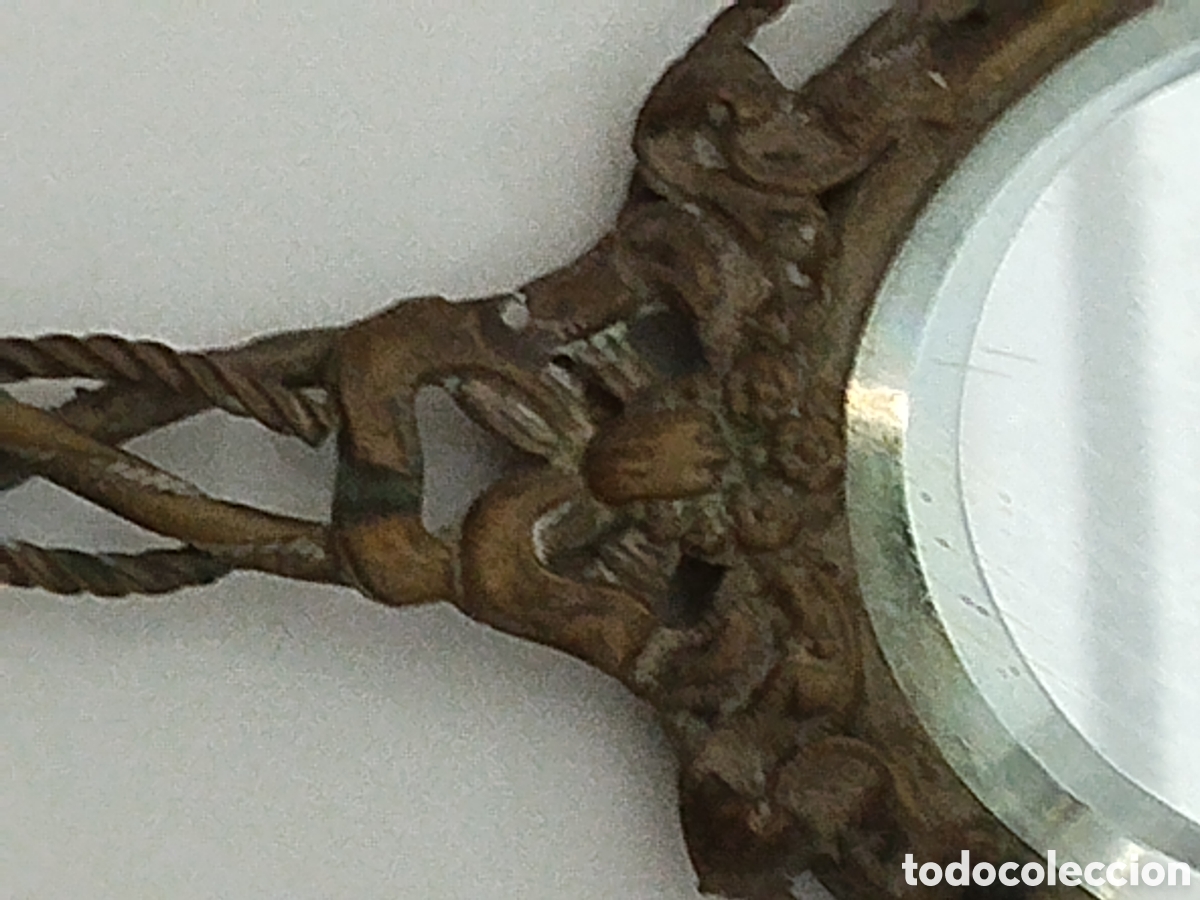 Antig&uuml;edades: Espejo de mano antiguo - Foto 5