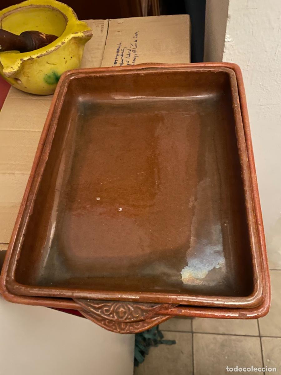 Antig&uuml;edades: DOS FUENTES DE BARRO PARA EL HORNO - Foto 2
