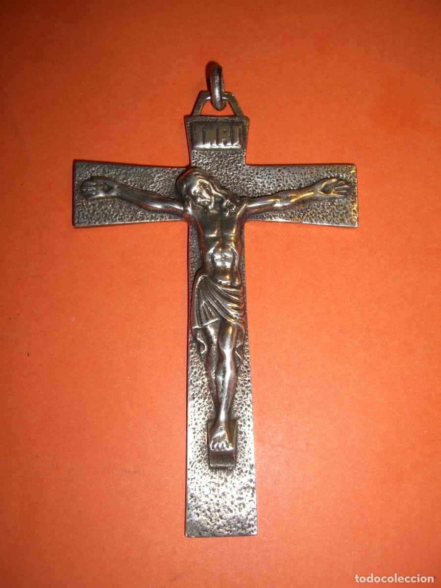 Antig&uuml;edades: CRUZ PECTORAL PLATA DE LEY - Foto 1