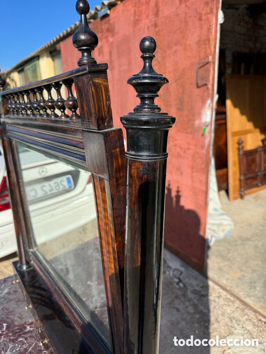 Antig&uuml;edades: Bonito tocador con espejo - Foto 4