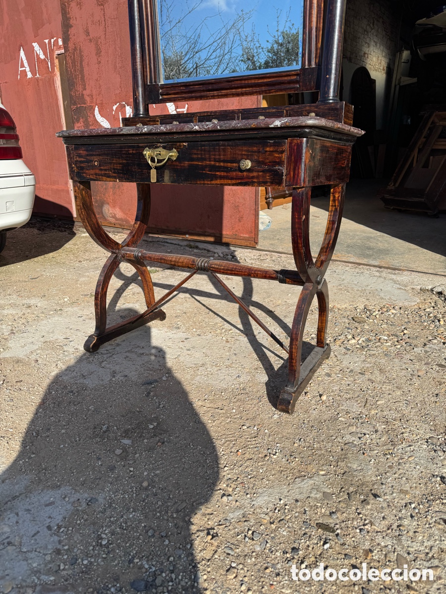 Antig&uuml;edades: Bonito tocador con espejo - Foto 6