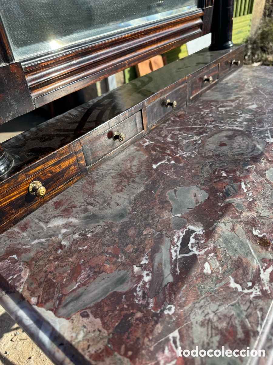 Antig&uuml;edades: Bonito tocador con espejo - Foto 9