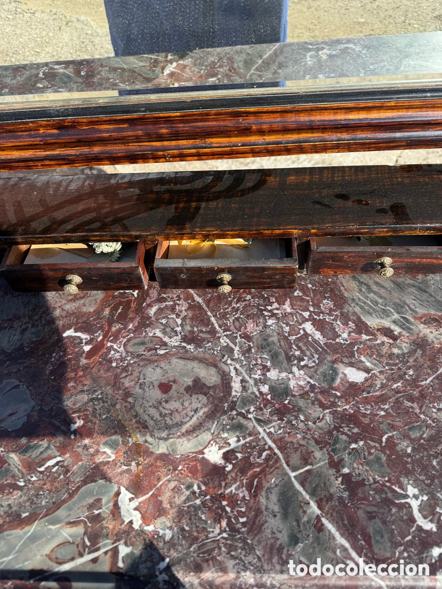 Antig&uuml;edades: Bonito tocador con espejo - Foto 14
