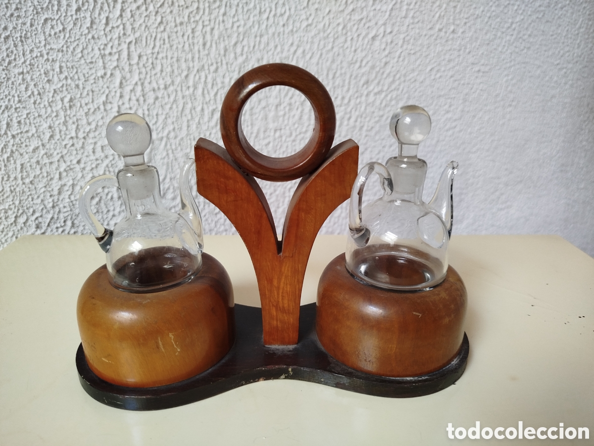 Antig&uuml;edades: Aceitera y vinagrera - Foto 2