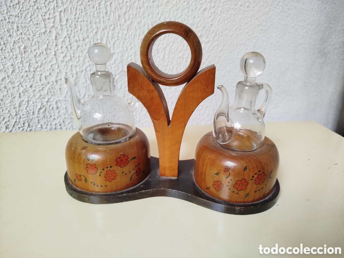 Antig&uuml;edades: Aceitera y vinagrera - Foto 1
