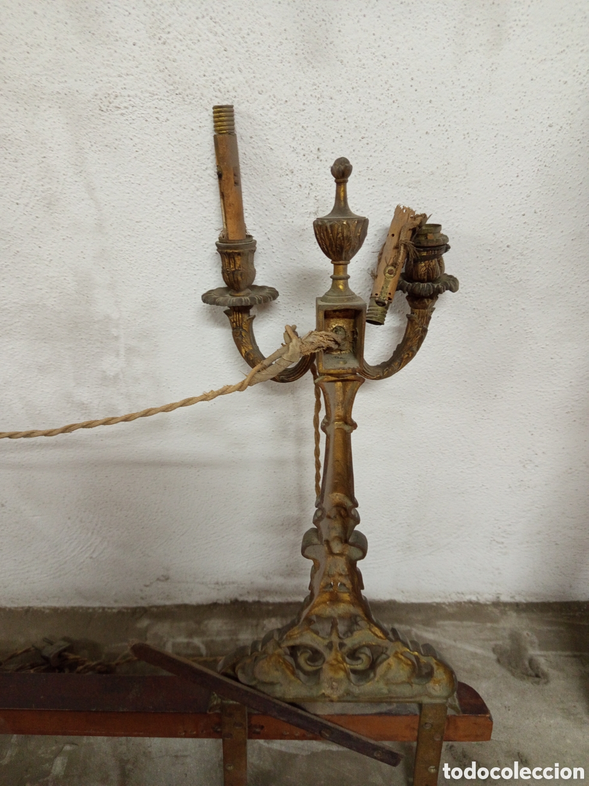 Antig&uuml;edades: Precioso candelabro imperio del 1800 - Foto 3