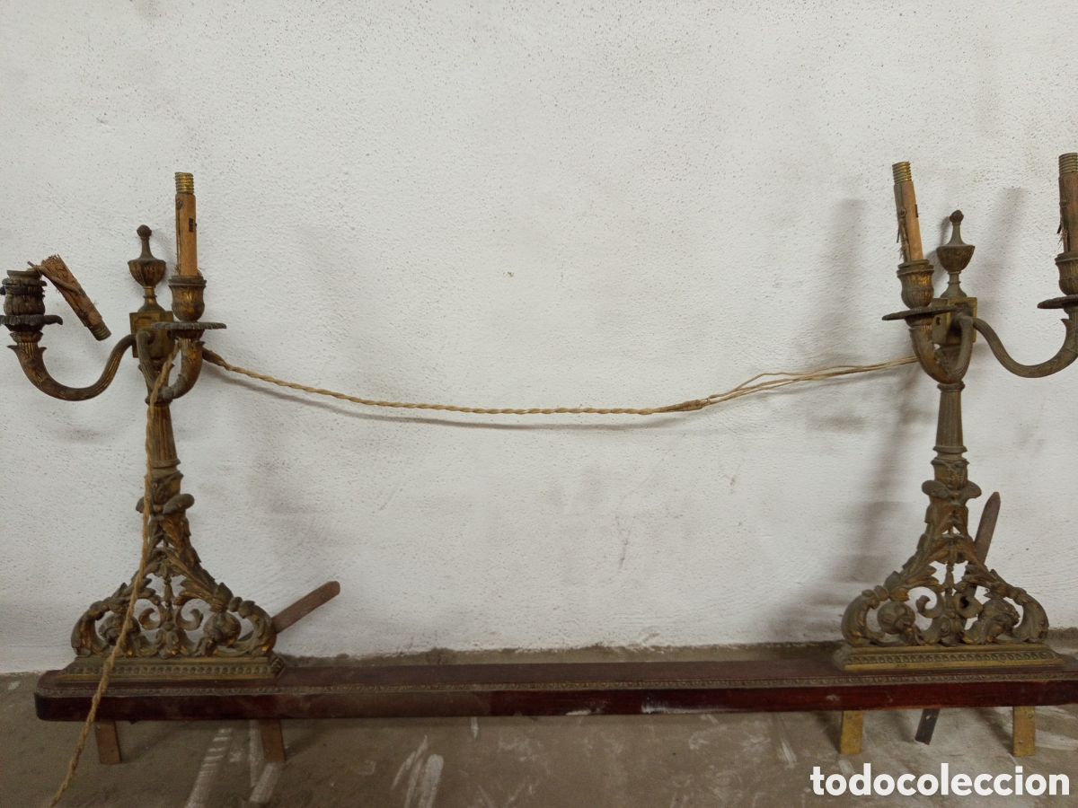Antig&uuml;edades: Precioso candelabro imperio del 1800 - Foto 9
