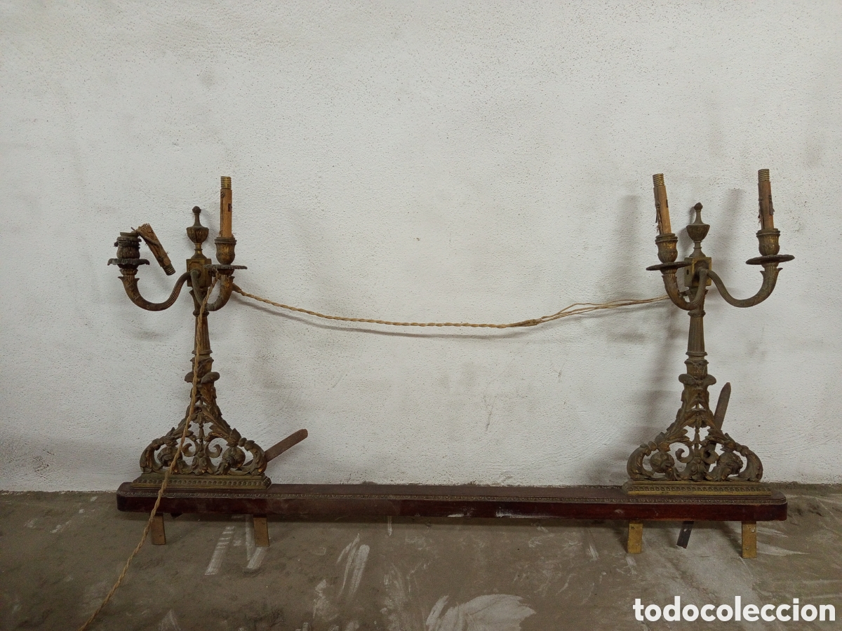 Antig&uuml;edades: Precioso candelabro imperio del 1800 - Foto 1