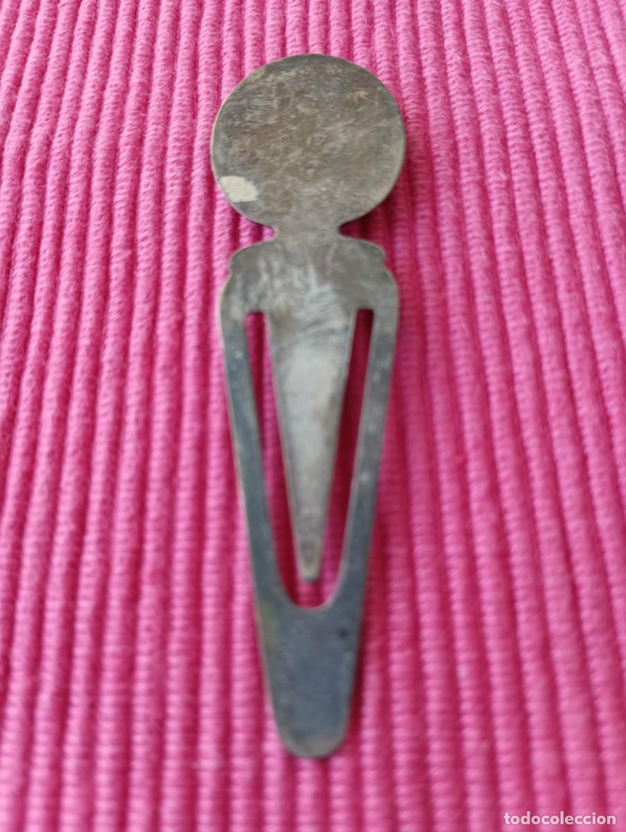 Antig&uuml;edades: MARCAPAGINAS DE PLATA CON ESCUDO ESMALTE ...... - Foto 2