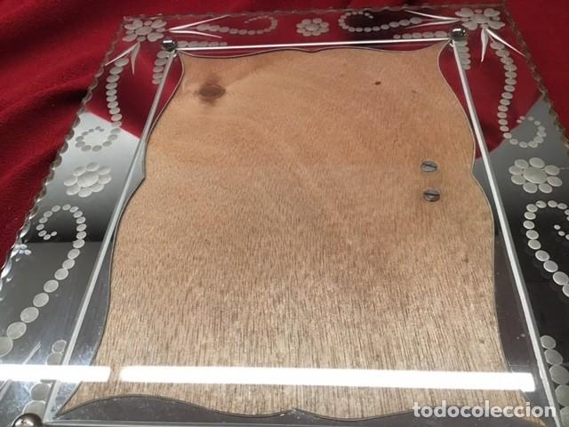 Antig&uuml;edades: ANTIGUO MARCO EN CRISTAL /ESPEJO - Foto 5