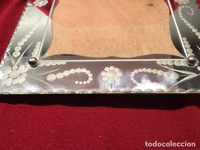 Antig&uuml;edades: ANTIGUO MARCO EN CRISTAL /ESPEJO - Foto 6