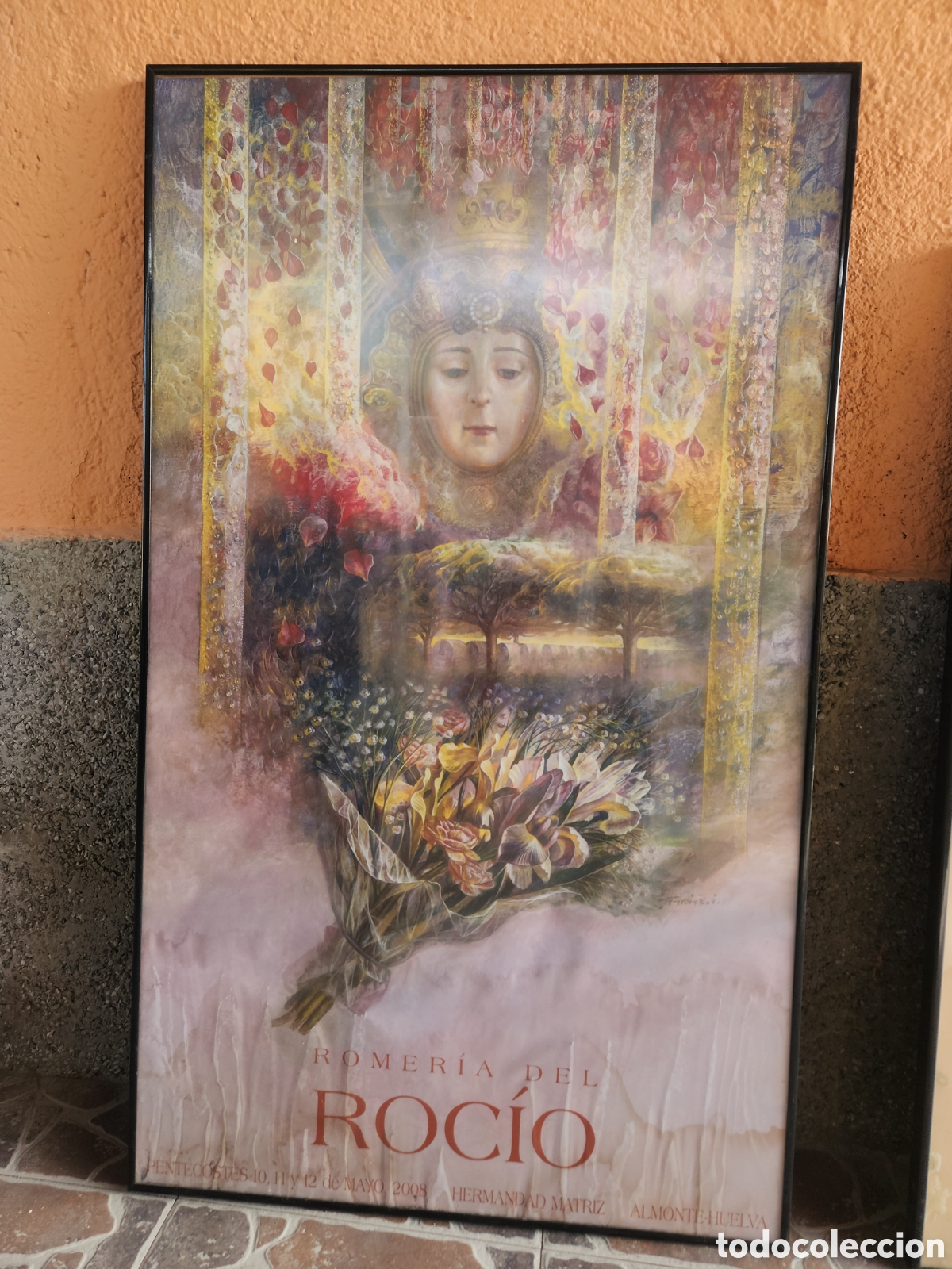 Antig&uuml;edades: Cuadro de la virgen del roc&iacute;o - Foto 1