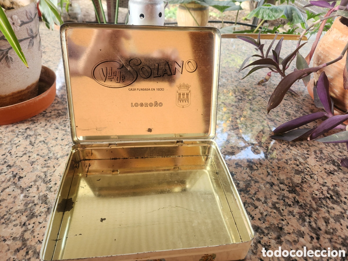 Antig&uuml;edades: Lata de hojalata solano, - Foto 3
