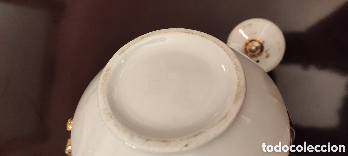 Antig&uuml;edades: Cafetera vintage de porcelana - Foto 6