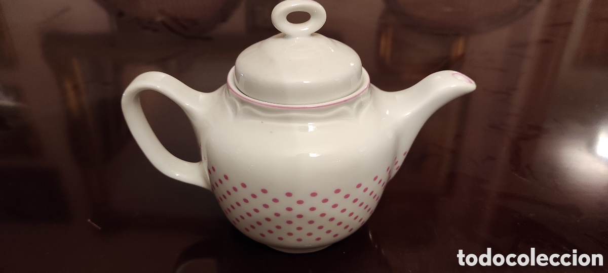 Antig&uuml;edades: Cafetera de porcelana Sanbo - Foto 2