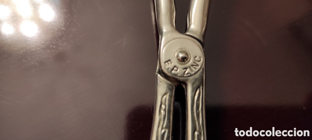 Antig&uuml;edades: Juego de par de pinzas para servir - Foto 4