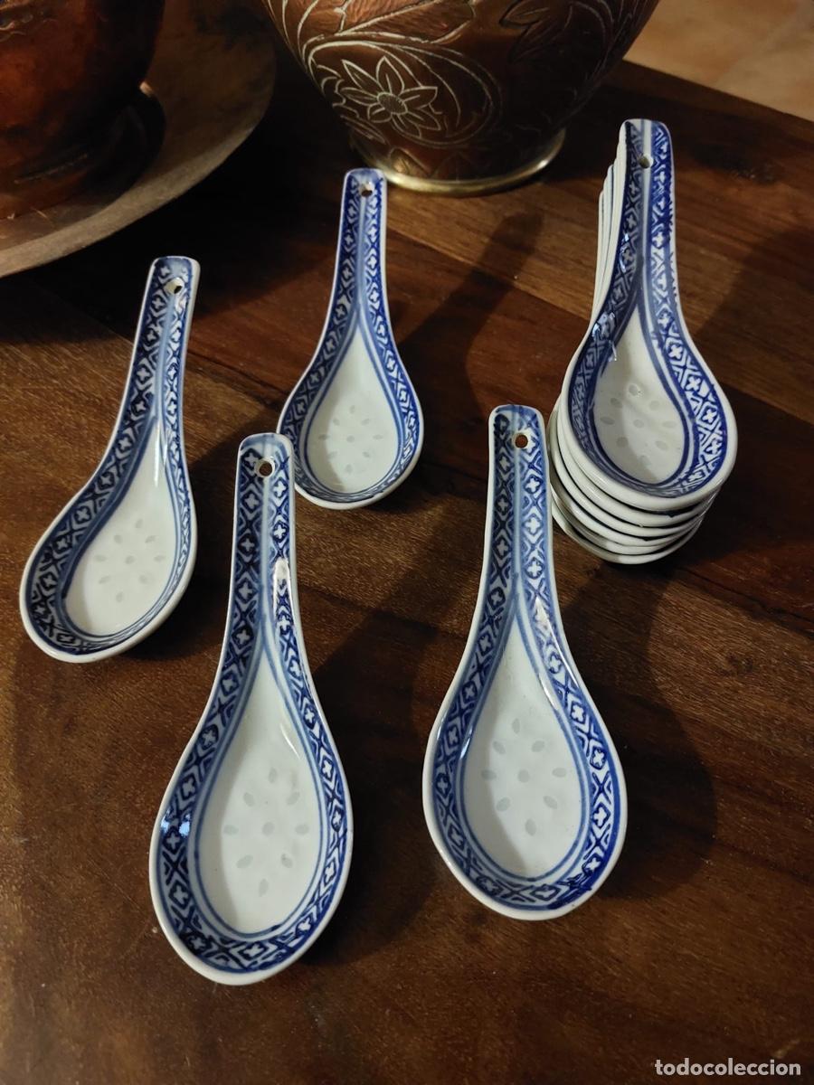 Antig&uuml;edades: CUCHARA PORCELANA CHINA - Foto 1