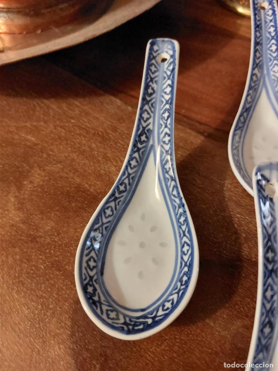 Antig&uuml;edades: CUCHARA PORCELANA CHINA - Foto 2