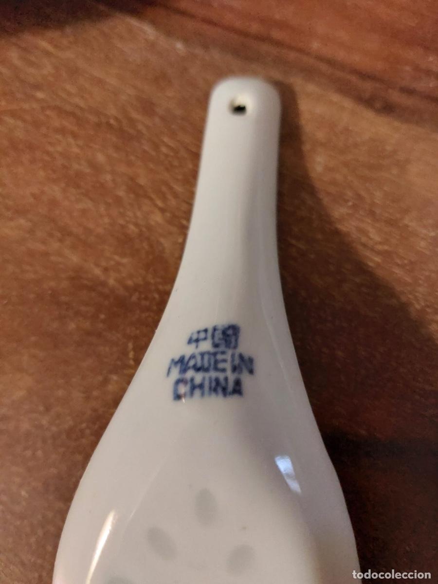 Antig&uuml;edades: CUCHARA PORCELANA CHINA - Foto 4