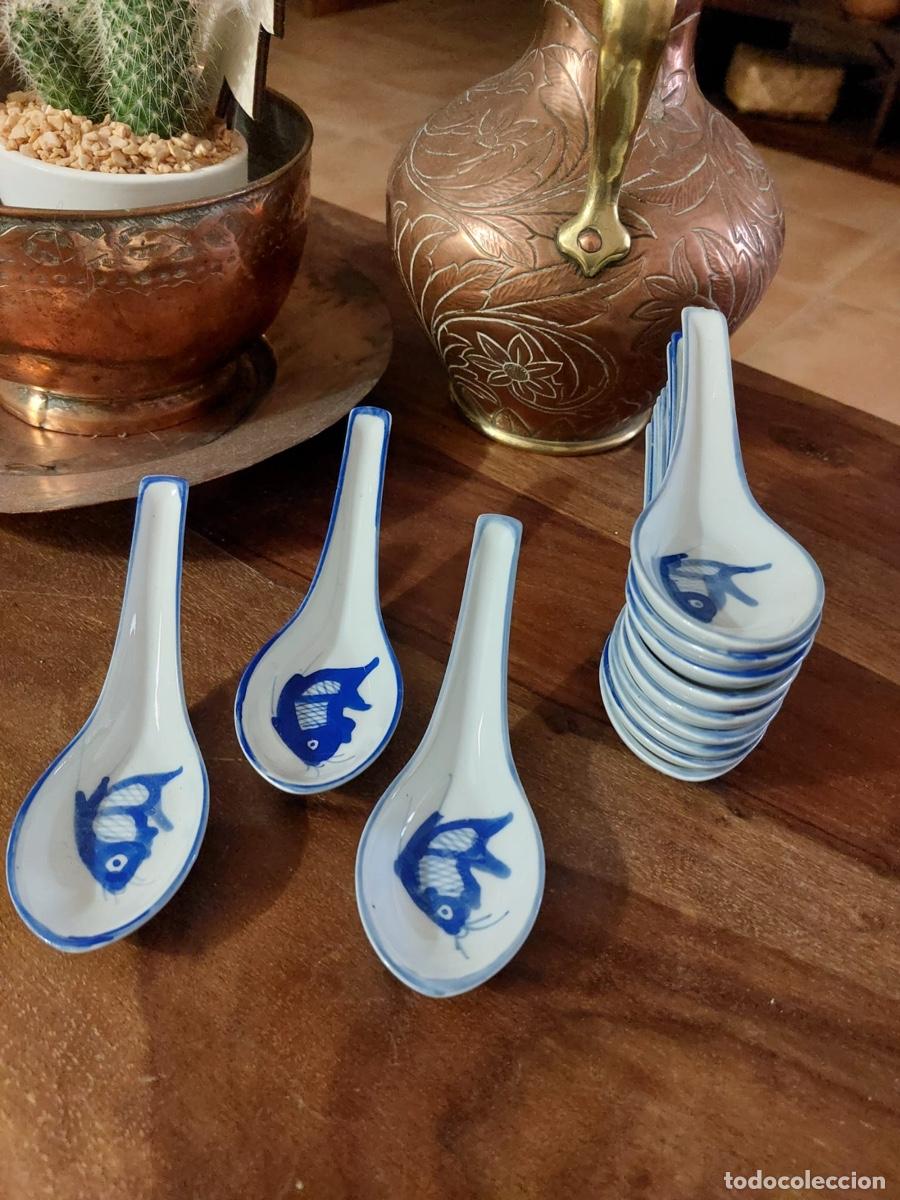 Antig&uuml;edades: CUCHARA PORCELANA CHINA - Foto 1