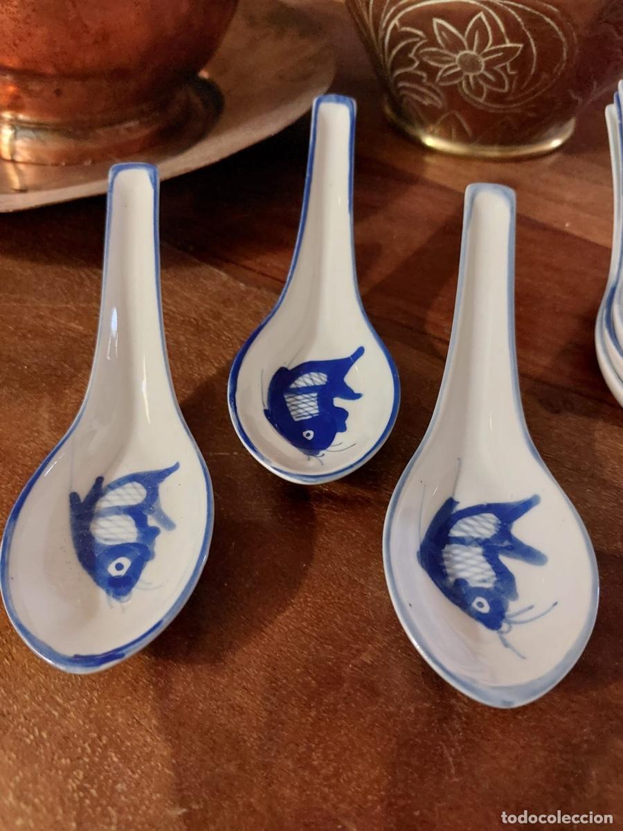 Antig&uuml;edades: CUCHARA PORCELANA CHINA - Foto 2
