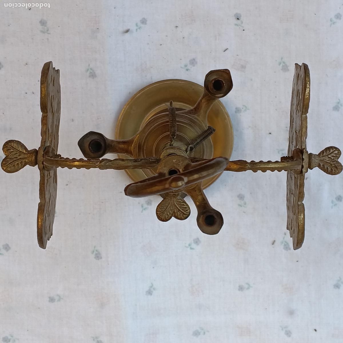 Antig&uuml;edades: 1 )VELON ESPA&Ntilde;OL ANTIGUO EN BRONCE. - Foto 4