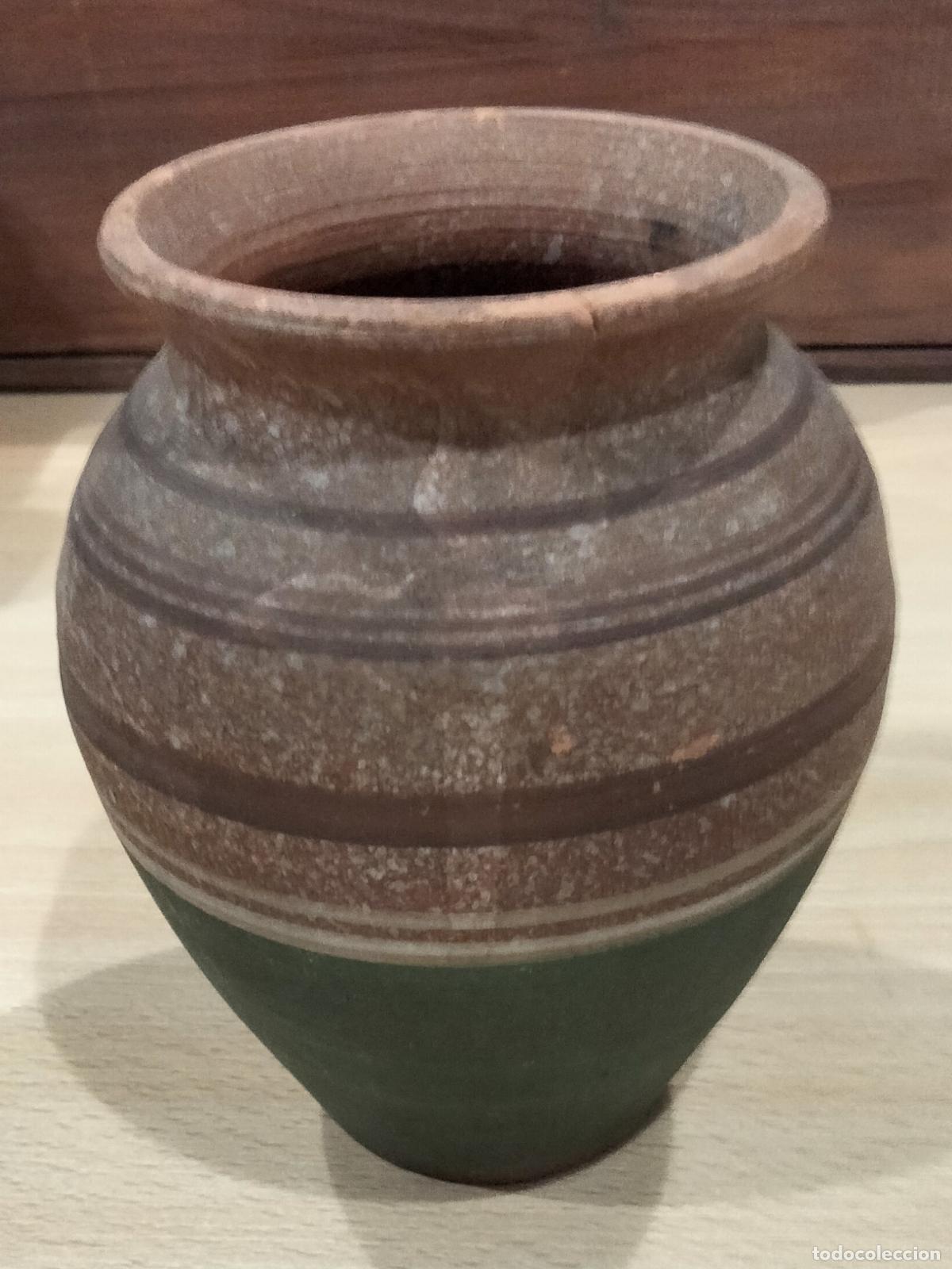 Antig&uuml;edades: Peque&ntilde;a olla de barro decoraci&oacute;n. - Foto 1