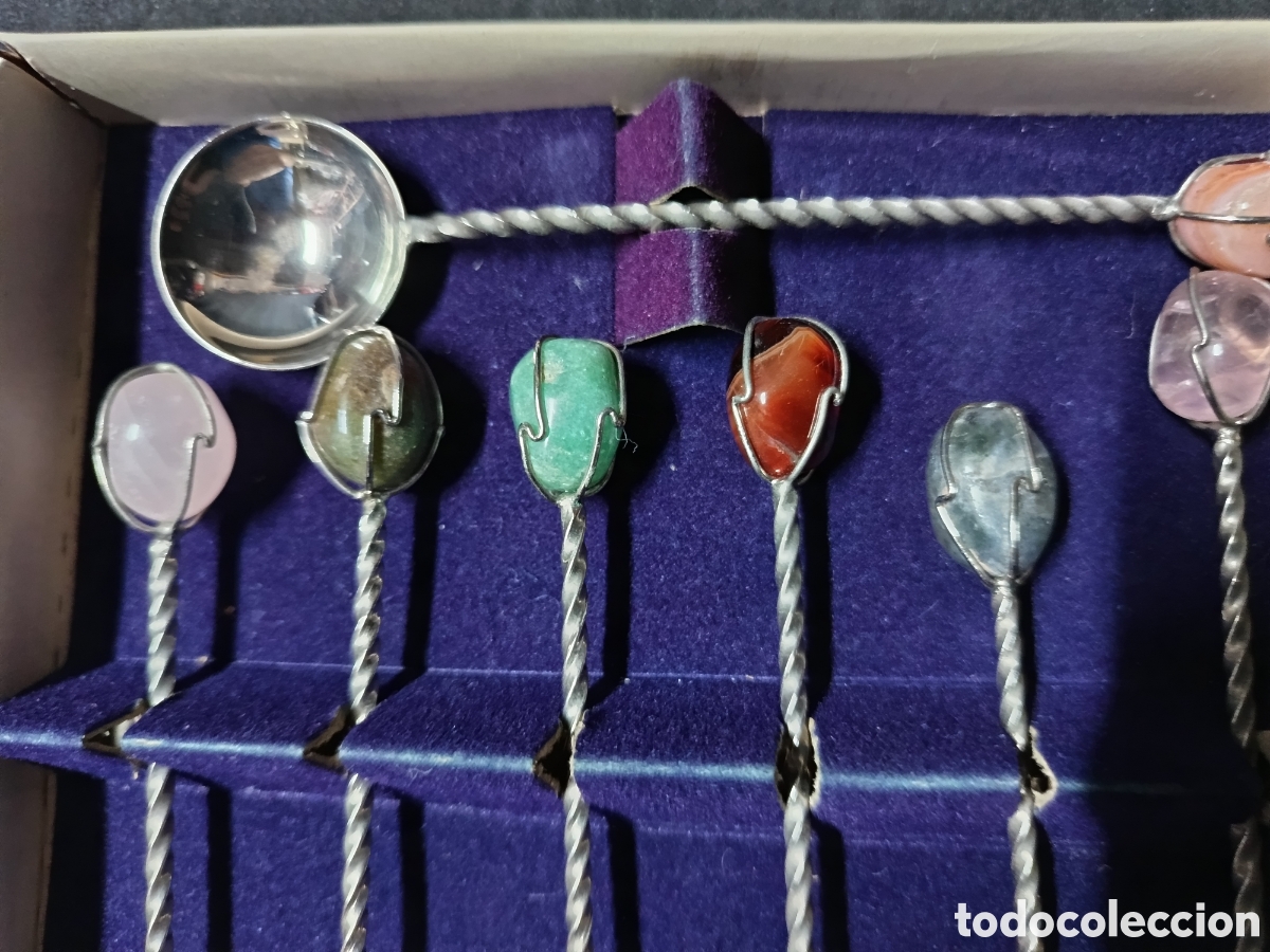 Antig&uuml;edades: Lote de mini cucharas para el te - Foto 2