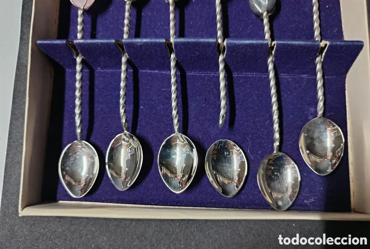 Antig&uuml;edades: Lote de mini cucharas para el te - Foto 4