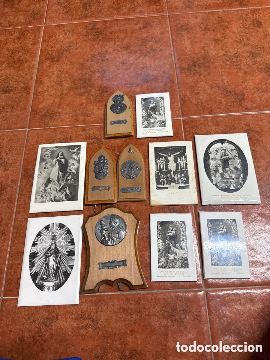 Antig&uuml;edades: Lote de art&iacute;culos religiosos - Foto 1