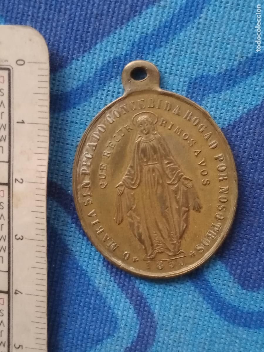 Antig&uuml;edades: Medalla de San Luis Gonzaga - Foto 2
